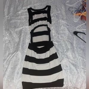 Black and white dress